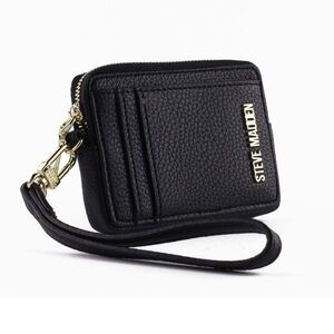 STEVE MADDEN ⭐️ Bpipper zip around card case wristlet